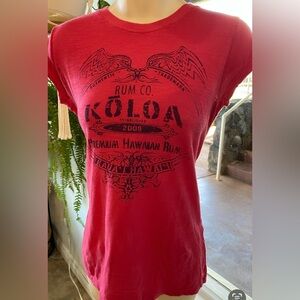 Koloa Rum Company women's fitted tee.Share the love of Rum and aloha ❤️